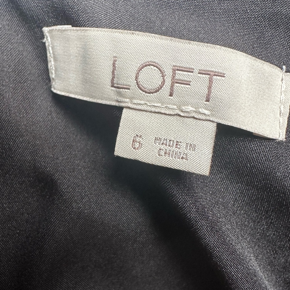 LOFT Tweed Mini Skirt in Black and Pink - Picture 5 of 5